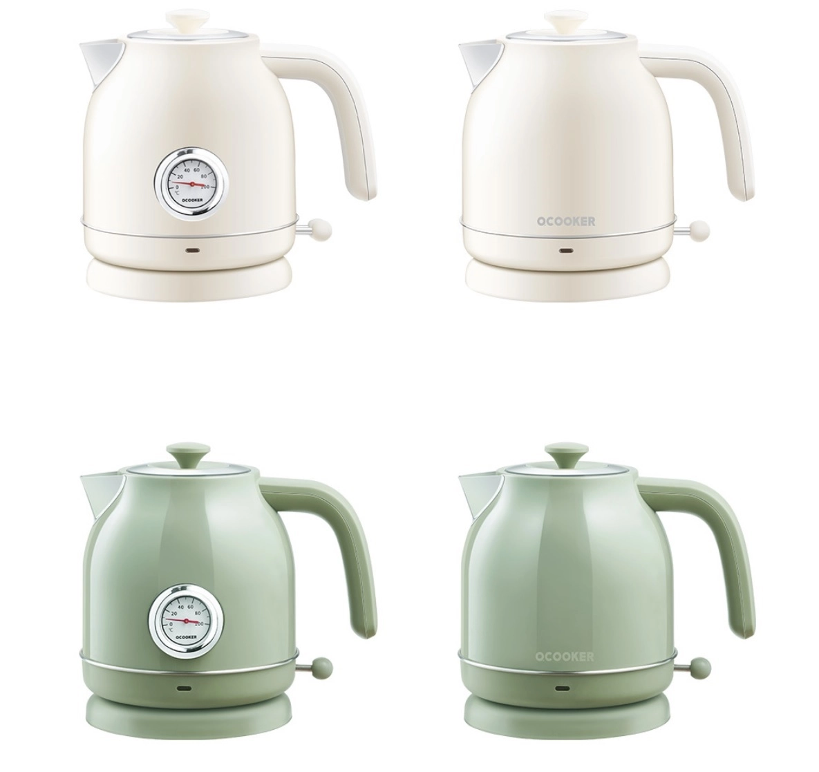 Ấm đun nước siêu tốc Xiaomi Ocooker QS-1701 (có nhiệt kế cơ học thông báo)